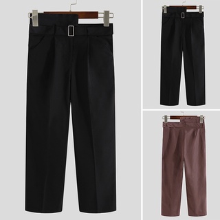 xman - pantalones de pierna ancha para hombre, color negro