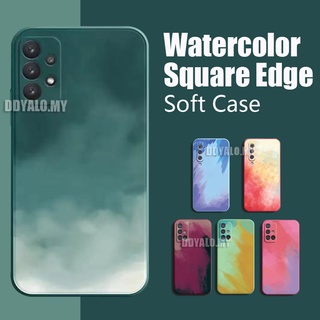 Watercolor Silicone Phone Case For Samsung Galaxy A7 2018 A10 M10 A50 A30S A50S A20 A30 A70 A10S A20S A01 Cover