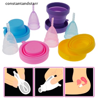 [constantandstarr] 3 piezas de copa menstrual esterilizador período copa menstrual de silicona medica copp dsgs