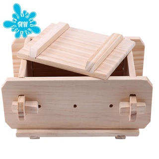 herramienta de molde de tofu, caja de prensa de madera extraíble, hogar cocina tofu maker prensa molde kit para bricolaje molde de tofu cocina hecha a mano