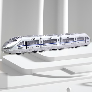[sudeyte] 4 piezas modelo de tren magnético tire hacia atrás 1:60 tren monumental fundido para regalo