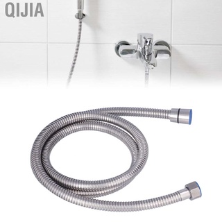 qijia - manguera de ducha de acero inoxidable (148 cm, flexible) (6)