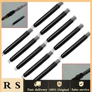 [ninkan] 6 piezas cartuchos de tinta negra recambios para estudiantes oficina escritura estilográfica accesorio