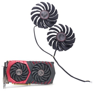 DA 2PCS PLD10010S12HH 4PIN FOR MSI Radeon R9 RX470 480 570 580 GTX1080Ti 1080 1070 1060 GAMING Graphics Card Cooler Fan (1)