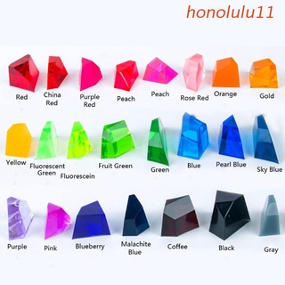 honolulu11 24 colores botella grande 30ml resina pigmento kit transparente epoxi resina uv colorante colorante colorante