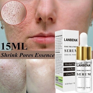15ml Pore Treatment Serum Shrink Pores Blackhead Remover Acne Spots Hyaluronic