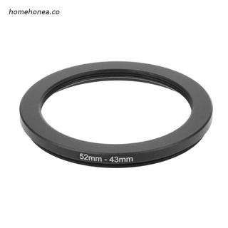 hom 52mm a 43mm metal step down anillos adaptador de lente filtro cámara herramienta accesorio nuevo
