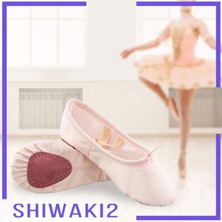 [SHIWAKI2] Zapatos De Ballet Fitness Pisos Doble Suela Para Entrenamiento De Niñas