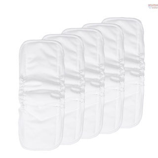 Inventario disponible paquete De 5 almohadillas De pañal lavable Elástica diseño fuerte absorbente (7)