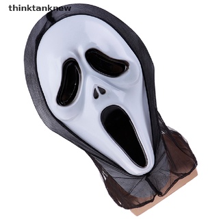 th5co scary Scream Fantasma Máscara Cara Fancy Bloody Vestido De Terror Halloween Fiesta Disfraz Martijn