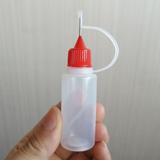 DDM 10pcs 30ml Plástico Exprimible Punta Aplicador Botella Gotero Botellas Con De Aguja Tapas Para Pegamento Aceite Líquido Ojos Dr