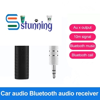 hub Manos Libres Bluetooth compatible Con Coche Kit Automático De 3.5 Mm Jack Música Inalámbrica MP3 Adaptador De Audio Receptor Para Auriculares dtjuij