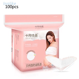 inn 100pcs lactancia materna desechable almohadillas de lactancia transpirable slim super absorbente algodón almohadillas de lactancia