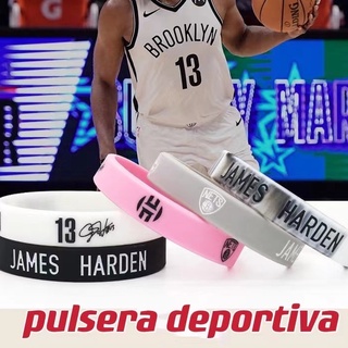 Pulsera deportiva de baloncesto Harden Nets pulsera hombres y mujeres estudiantes pulsera fluorescente luminosa de silicona (1)