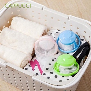 CAPPUCCI herramienta de eliminación de bolas de pelo caliente práctico lavado | bolsa de limpieza de succión nueva magia encantadora bola de lavado filtro de succión ropa de limpieza/Multicolor