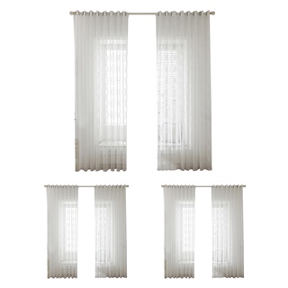 1x cortinas de tul modernas y simples para ventanas, cortina de hilo de proyección de habitación