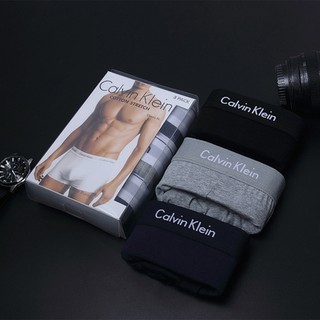 Oferta de tiempo!! Calvin Klein CK ropa interior de hombre estilo clásico tela de algodón 100% transpirable troncos