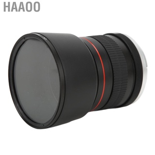 Haaoo 85mm F1.8 Lente Grande De cámara De apertura media Telephoto enfoque Manual marco Retrato Completo Para EOS 5D4
