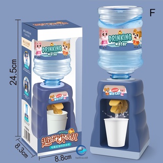 dispensador de agua de simulación para niños mini plástico duradero patrón de dibujos animados fácil de limpiar juguetes (7)