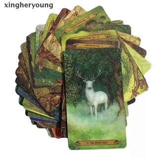 xyco oracle forest of enchantment tarot oracle card board deck juegos palying cards fad