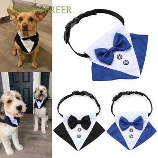 platónvereer cómoda corbata formal encantadora perro traje de perro corbata nuevo perro gato aseo lindo mascota accesorios ajustable cuello blanco esmoquin lazos de lazo/multicolor