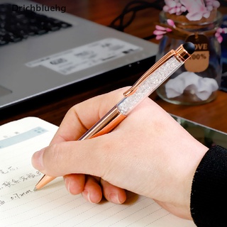 (drichbluehg) bolígrafo de cristal transparente de oro rosa, tinta negra, 0,7 mm, cabeza plana, pantalla táctil, en venta (6)