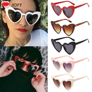 Softness Retro Vintage gafas de sol de las mujeres UV400 protección en forma de corazón gafas de sol Clout gafas de sol accesorios de las mujeres moda amor corazón gafas de sol gafas de sol