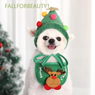 Fallforbeauty1 toalla De babero/babero/babero/babero pequeño/medianos/Grandes/gatos/Gato/Bandana/sombrero De santa claus/navidad Para mascotas