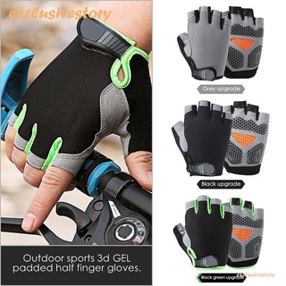guantes de ciclismo guantes de bicicleta guantes de bicicleta antideslizantes choque transpirable medio dedo corto guantes deportivos accesorios para hombres mujeres