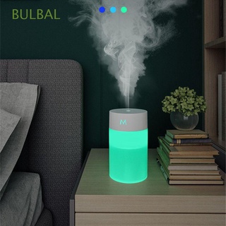 bulbal home difusor de aceite esencial colorido luz de noche mini humidificador 260ml aromaterapia alimentado por usb aroma mist maker/multicolor