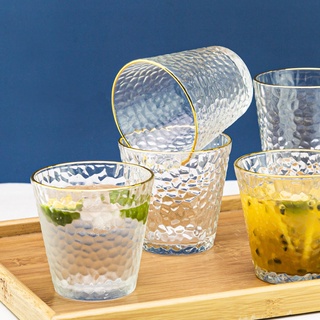 [Simple Life] taza de vidrio transparente, taza transparente, taza de café de vidrio, taza de vidrio para el hogar para jugo, Soda, café de hielo, té