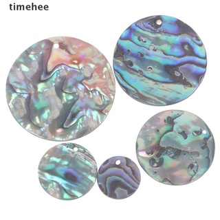 timehee perlas sueltas de concha natural en forma de disco abalorios de concha de abulón utilizados para joyas de bricolaje.