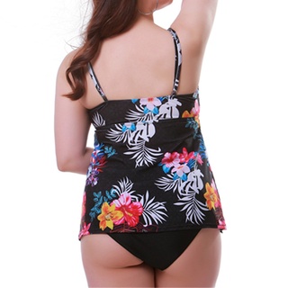 Neiyiya❀ Women's Fashion Conservative Floral Print Large Beachwear Bikini SHEIN (6)