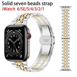 [listo stock] apple watch band metal acero inoxidable 38 mm-40 mm/42 mm-44 mm para serie 6/se/5/4/3/2/1