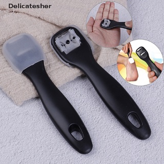 [delicatesher] 1 pieza práctico exfoliante de pies de archivo de la piel muerta afeitadora de cuidado de los pies herramienta caliente