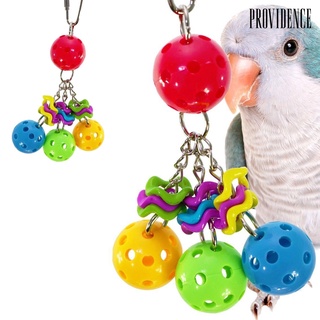 providence colorido pelota loro pájaro periquito mordida escalada juego colgante juguete mascota jaula decoración