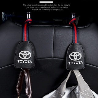 1 gancho para asiento de coche oculto accesorios interiores adecuados para Toyota Corolla Rav4 Auris Camry Yaris CHR Altis Grandia Hiace Commuter Rush Wigo Vios CRV