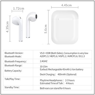 Audífonos con Bluetooth Para liveoppo/Apple Millet/Android/Mini audífonos duales (9)