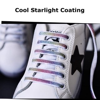 al nuevos cordones reflectantes láser lentejuelas cordones tejido trenzado pulsera zapatillas de deporte zapatos para correr encaje adulto niños zapatos cuerdas (3)