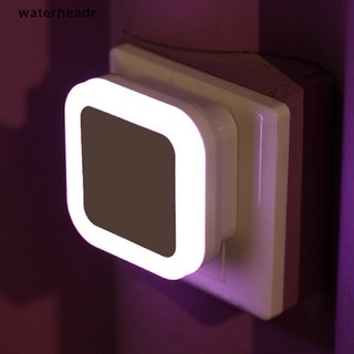 (waterheadr) auto led luz sensor de inducción control dormitorio luces de noche lámpara de cama nos enchufe a la venta