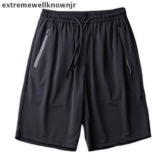 EWJR Men Casual Shorts Hollow Out Lace Up High Elasticity Breathable Running Short New
