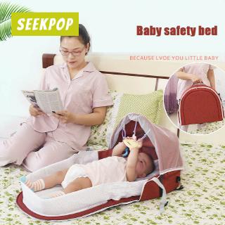 bebé nido portátil de viaje cunas de bebé niño multifunción cama plegable silla plegable (1)