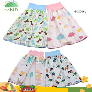 [ey] pañal de tela de bebé estampado floral de cintura alta transpirable impermeable cambio de pantalones