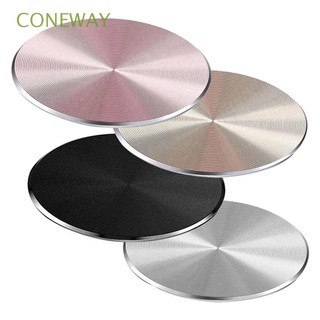 CONEWAY Mobile Phone Stickers Metal Plate Disk GPS devices Magnet Phone Holder Metal Plate Sticker Smartphones Car Phone Holder CD Lines Universal Iron Sticker Adhesive Magnetic Car Mount/Multicolor