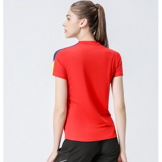 Mujer Cuello Redondo Estiramiento Running Camiseta Sudadera Casual Entrenamiento Al Aire Libre Deportes Y Fitness Manga Corta Top