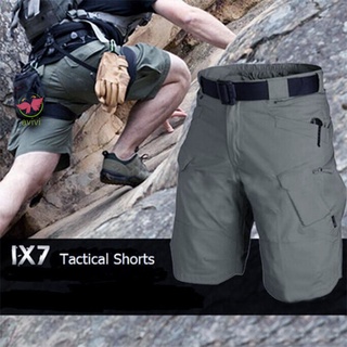 pantalones cortos urbanos militares cargo de algodón al aire libre camuflaje para hombre