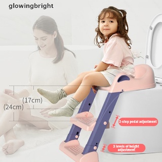 [glowingbright] Silla plegable para bebé, asiento para orinal, con escalera de paso para niños