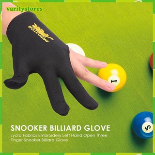 Varitystores 10/5/2/1Pcs bordado tres dedos billar guantes de billar taco guantes de billar accesorios de billar