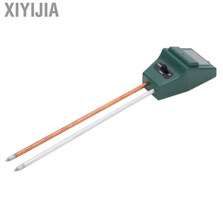 Xiyijia 3 en 1 probador de suelo humedad PH iluminación medidor de acidez cabeza cuadrada