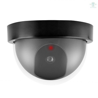 cámara falsa de seguridad impermeable cctv cámara de vigilancia con intermitente rojo luz led cámara domo
